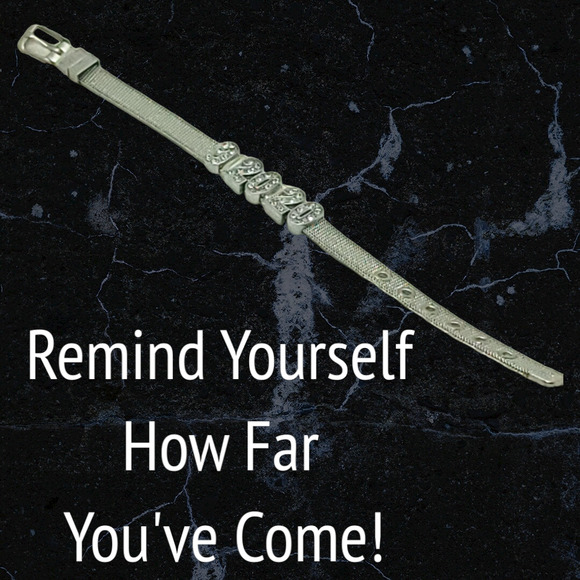 Clean or Sober date slider bracelet! Get your clean date and free goodie bag! - Picture 2 of 5